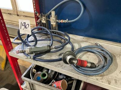 Overview picture of pneumatic tools